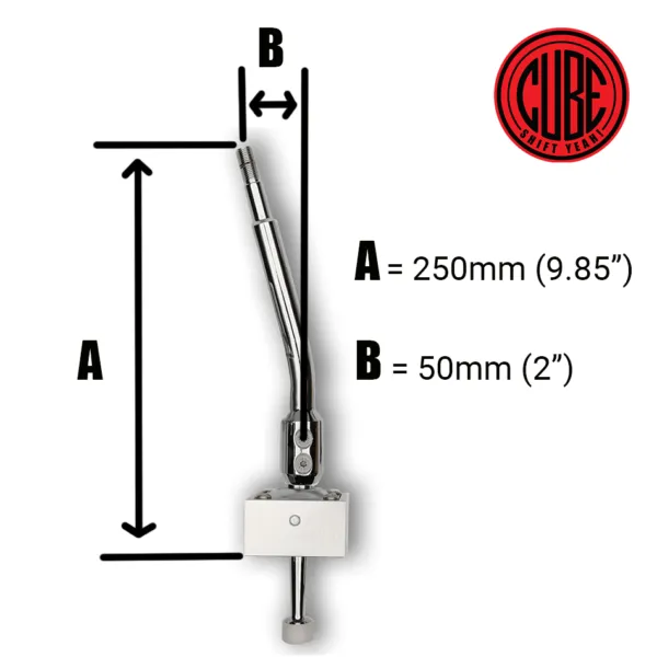 CUBE Speed MK3 Supra short shifter dimensions