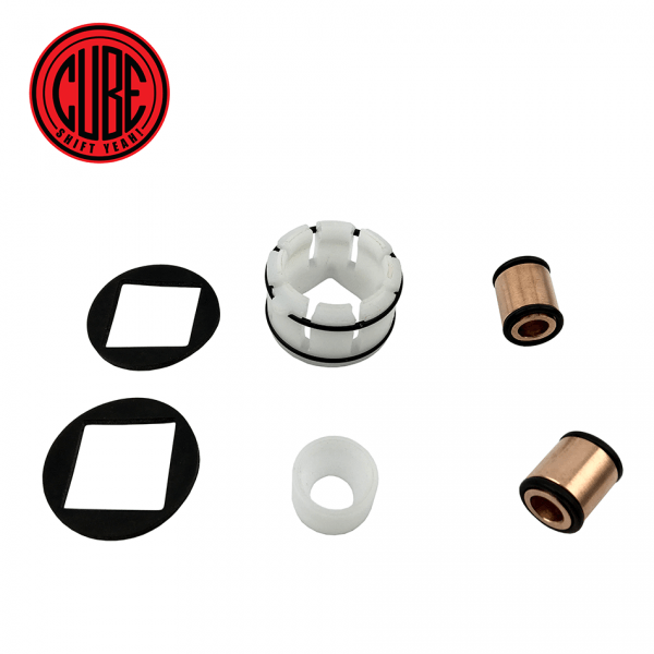 Use our CUBE Speed shifter bushes to fix the loose, worn & wobbly tripod remote shifter in your Toyota Soarer or Lexus SC300 ( Z30 series ) with W58 or R154 trans. Our bushings are heavy duty replacements for the Toyota bushings.